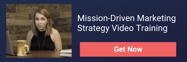 Mission driven marketing strategy training