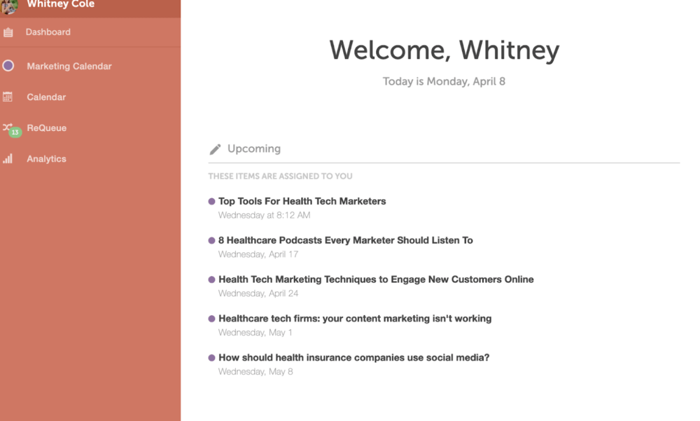 Coschedule 1